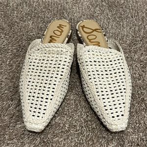 Gorgeous & great condition, Sam Edelman leather mule flat shoes.